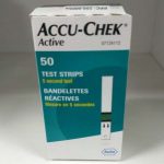 ACCU CHEK ACTIVE TEST RAPIDE GLYCEMIE 50 BANDELETTES
