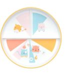 BEBE CONFORT ASSIETTE D'APPRENTISSAGE AVEC COMPARTIMENTS DOMINO