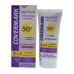 COVERMARK RAYBLOCK FACE PLUS PEAU MIXTE ACNEIQUE SPF 50 +TEINTE BEIGE CLAIR 50 ML