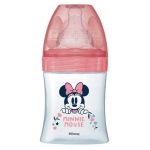 DODIE BIBERON ANTI COLIQUE TETINE RONDE 3 VITESSES 0-6 MOIS 150 ML MINNIE MOUSSE