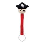 DODIE ATTACHE SUCETTE DOUDOU ROUGE PIRATE