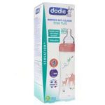 DODIE BIBERON SENSATION+ANTI COLIQUE TETINE PLATE 330 ML ROSE