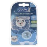 DODIE SUCETTES ANATOMIQUES SYMMETRIC BRILLE LA NUIT + 18 MOIS A2