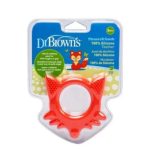 DR BROWNS ANNEAU DE DENTITION FLEXEES FRIENDS RENARD ROUGE 3 MOIS+