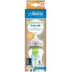 DR BROWNS BIBERON EN VERRE OPTIONS + ANTI COLIC COL LARGE 270 ML 0 M+