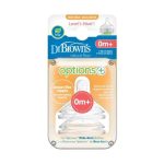 DR BROWNS OPTIONS+ TETINE COLE LARGE NIVEAU 1 PACK DE 2 0 MOIS +
