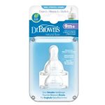 DR BROWNS TETINE COLE ETROIT NIVEAU 4 9MOIS+ PACK DE 2