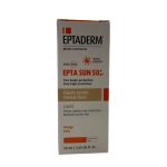 EPTADERM EPTA SUN SPF 50+ FLUIDE TEINTE LIGHT 50 ML