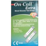 ON-CALL EXTRA blood glucose test strips25