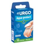 URGO AQUA PROTECT SERVIETTE ANTISEPTIQUE LAVABLE 10 BANDE 10 X 6 CM