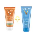 VICHY OFFRE CAPITAL SOLEIL BB CREME ANTI-BRILLANCE TEINTEE TOUCHER SEC 50 ML + VICHY LIAT APAISANT 100ML OFFERT